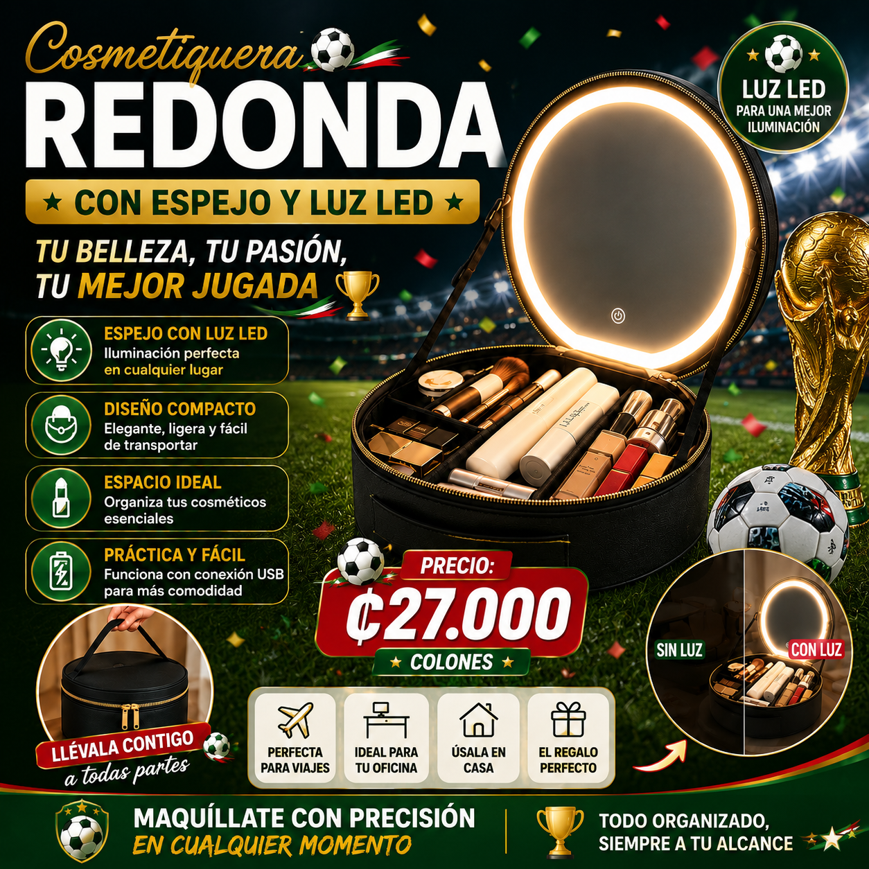 🏆 La Cosmetiquera Oficial de las Campeonas