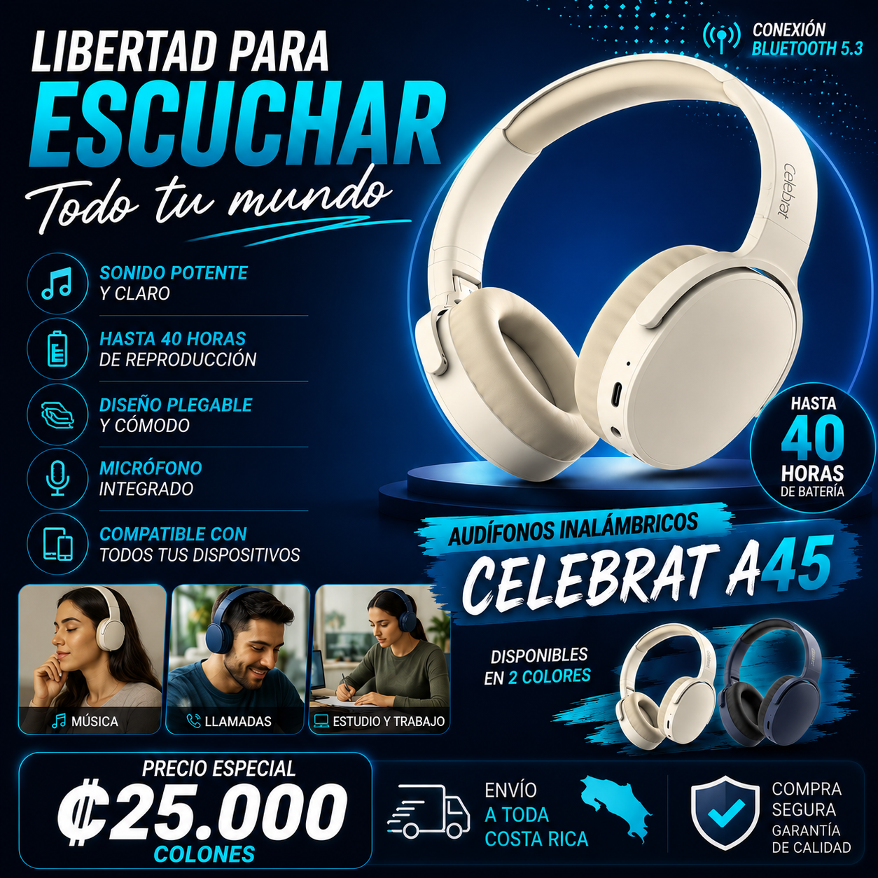 Potencia, estilo y batería para seguir tu ritmo