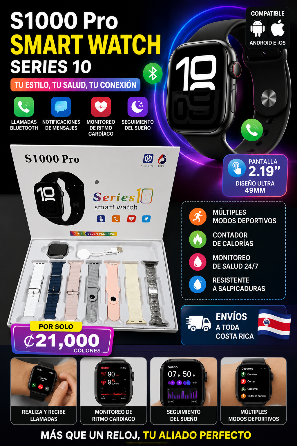 Tu salud, tu estilo y tu conexión en un solo reloj