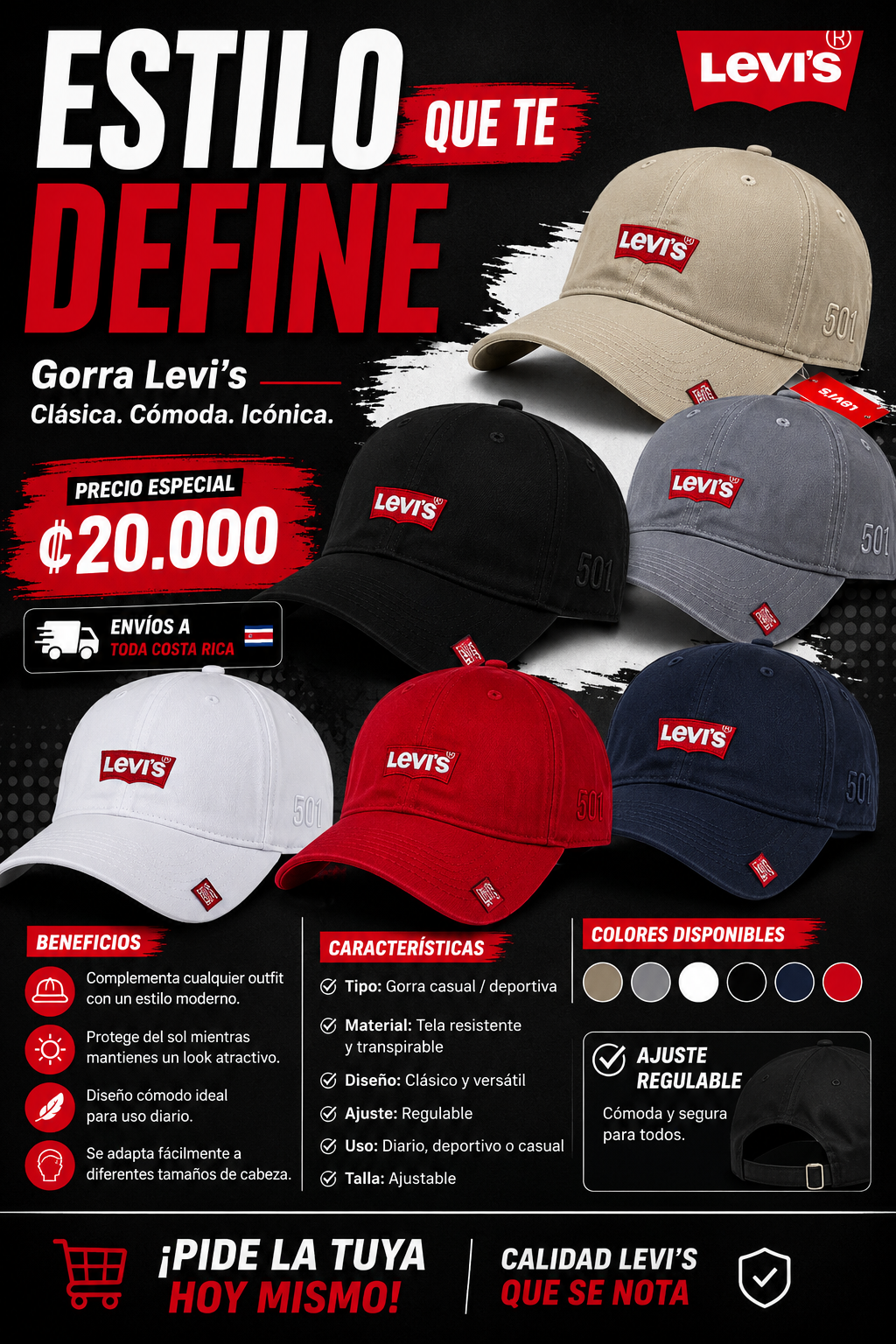 La Gorra Levi's Que Completa Tu Outfit