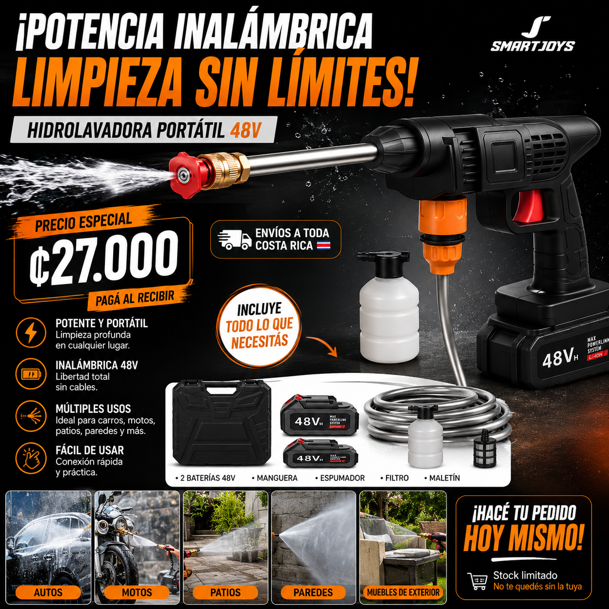 La Hidrolavadora Portátil Que Está Revolucionando la Limpieza