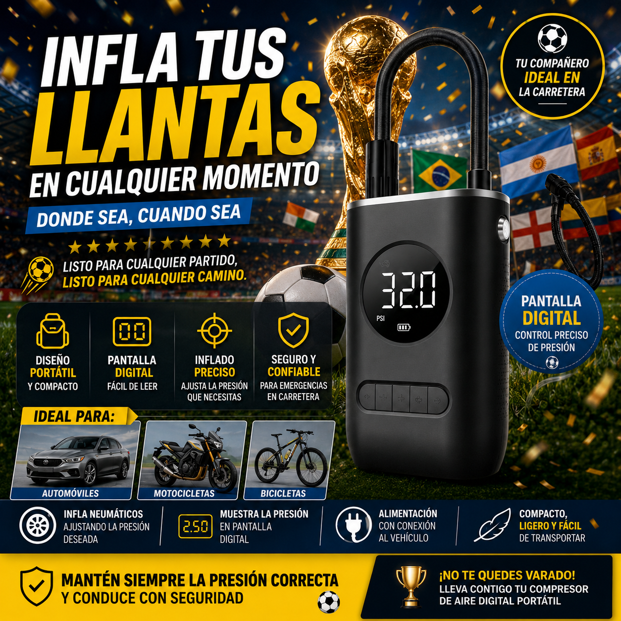 ⚽ Listo para el Mundial, Listo para el Camino