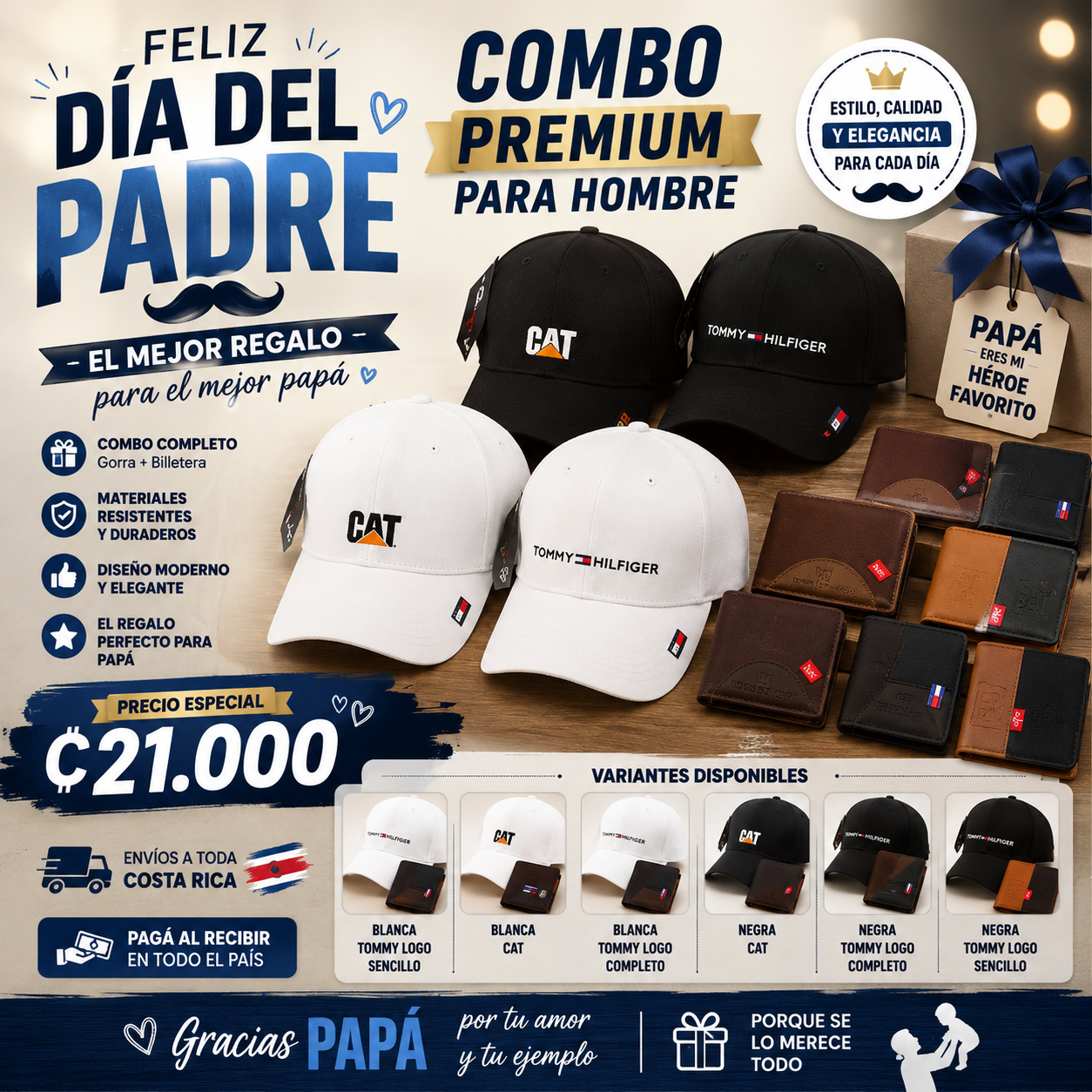 🎁 EL REGALO PERFECTO PARA PAPÁ Combo Premium para Hombre