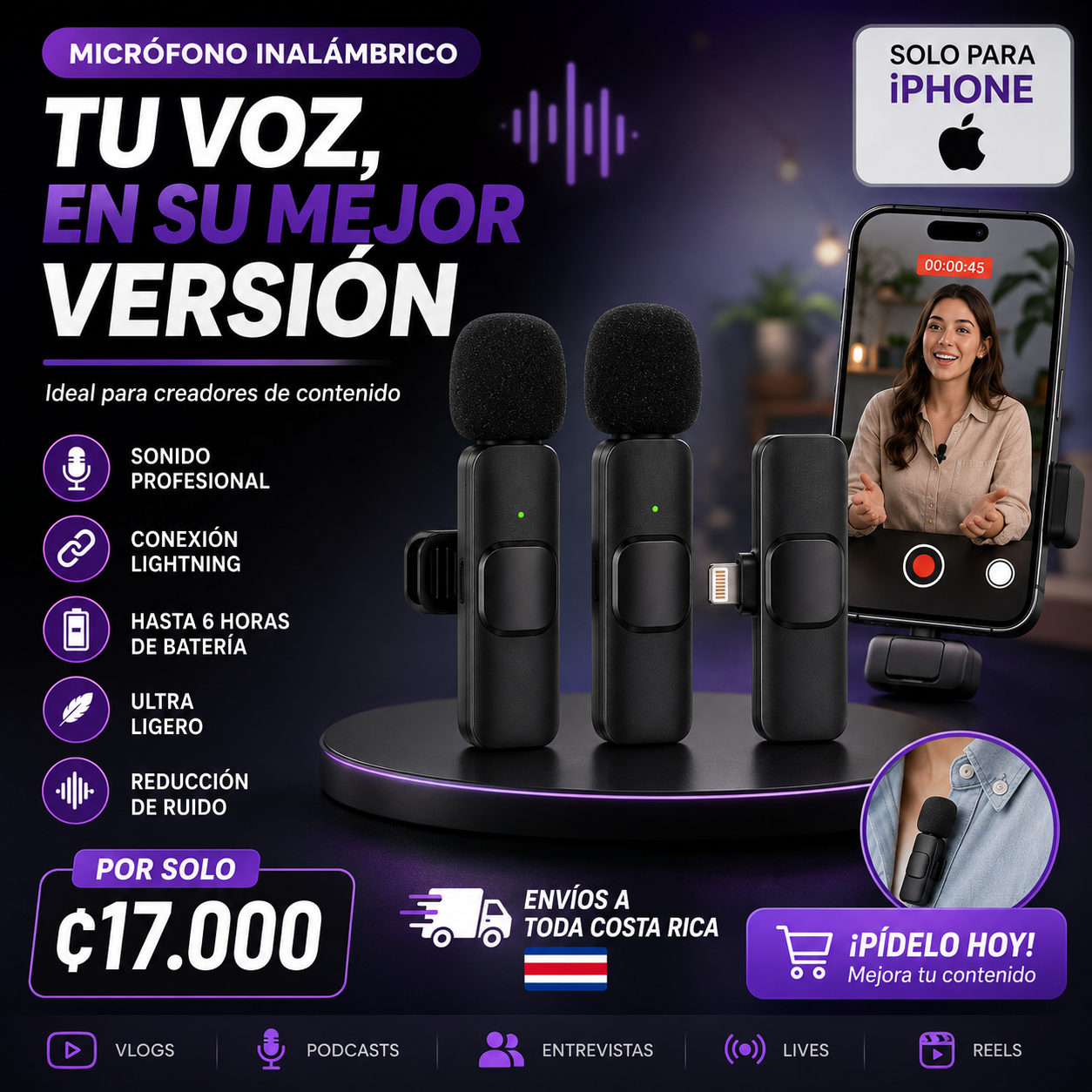 Conecta, graba y sorprende con cada palabra