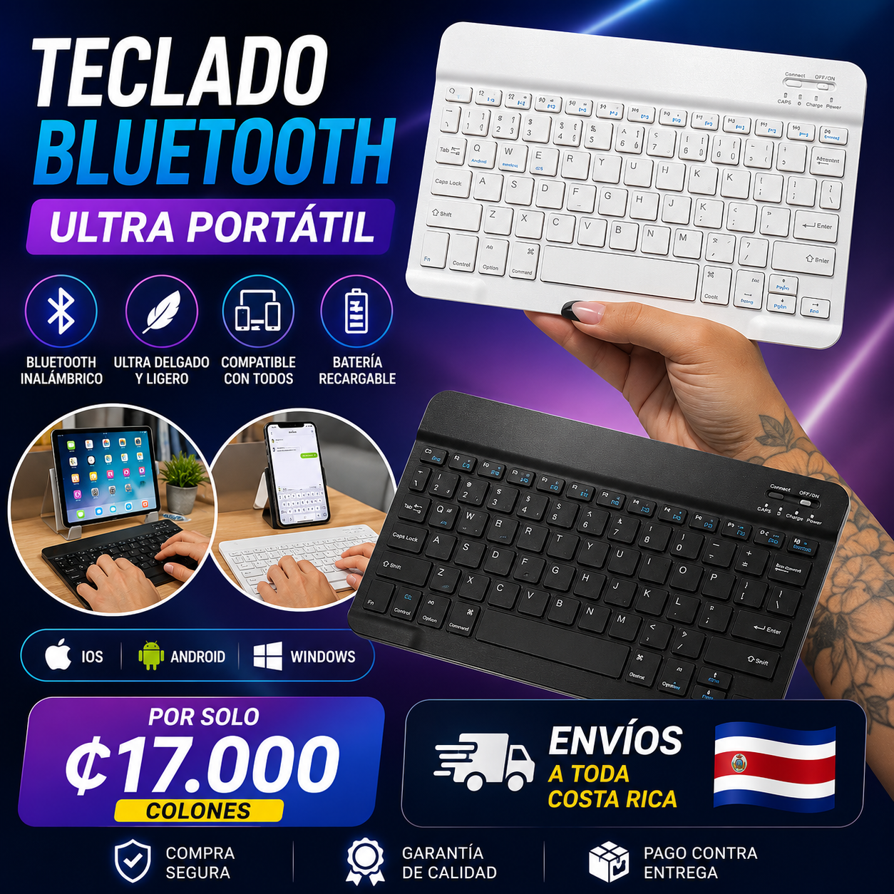 El teclado que va contigo a todas partes